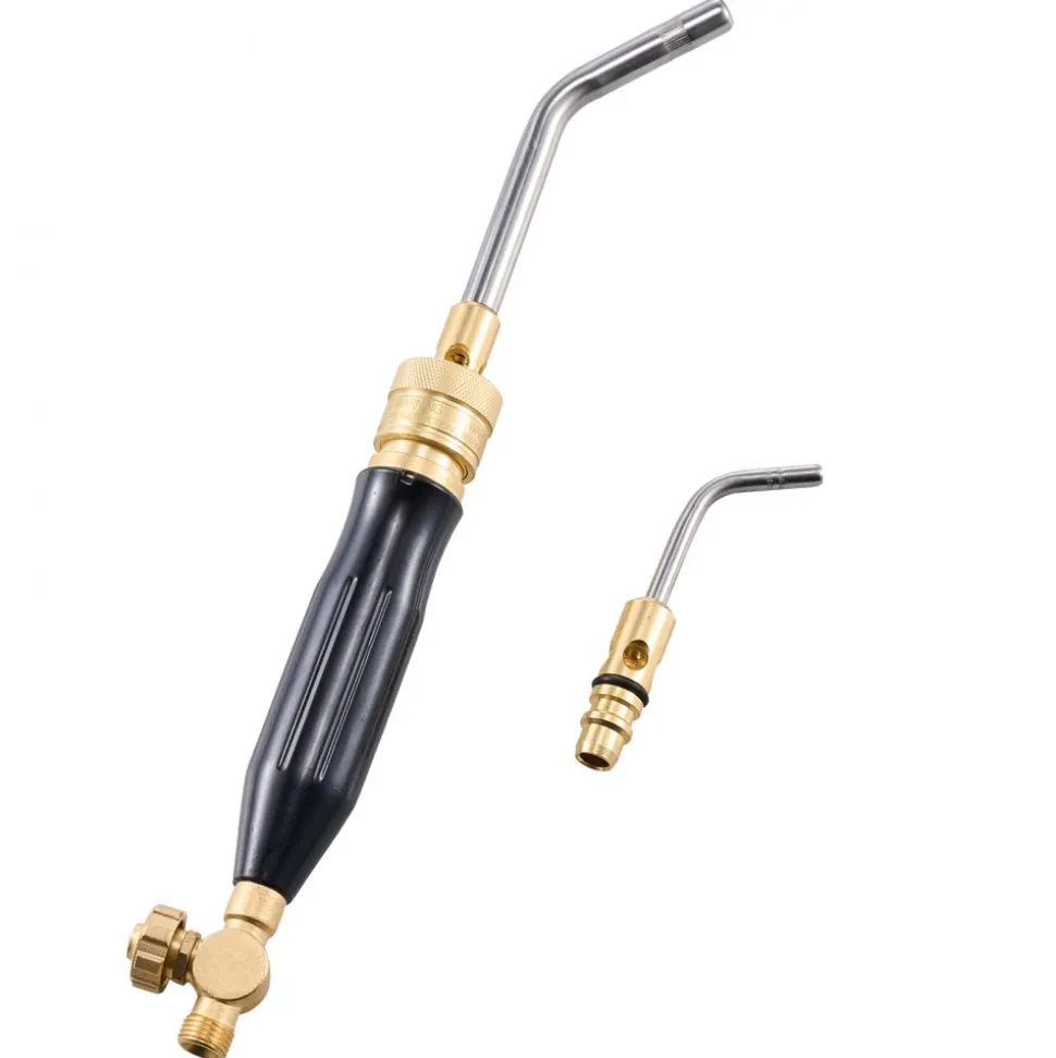 VEVOR Air Acetylene Torch Kit, Acetylene Gas Welding Tool with 149'' Hose, 2 Welding Tips, CGA200 Regulator & Torch Handle, Gas Brazing Welder for Home DIY Industrial Sites (without Gas Cylinder)