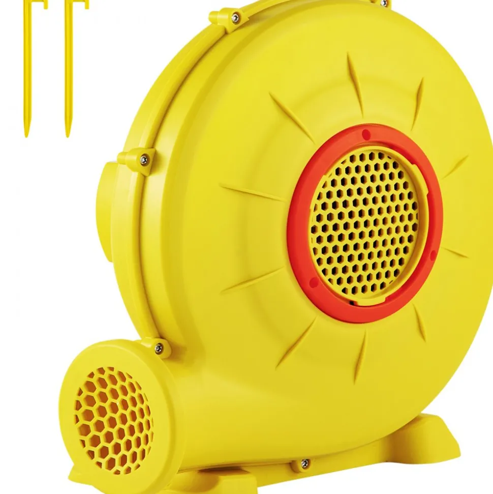 VEVOR Air Blower, 450W 0.6HP Inflatable Blower, Portable and Powerful Bounce House Blower, 1750Pa Commercial Air Blower Pump Fan, Used for Inflatable Bouncy Castle and Jump Tested to UL Standards