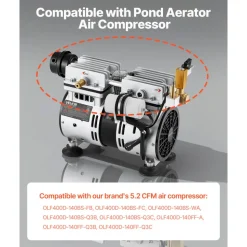 VEVOR Air Compressor Cylinder Sleeve & Compression Ring Kit, Stainless Steel Air Compressor Replacement Parts, Head Gaskets, Cylinder O-Rings, Sleeves, Piston Rings, Fits VEVOR 5.2 CFM Compressors