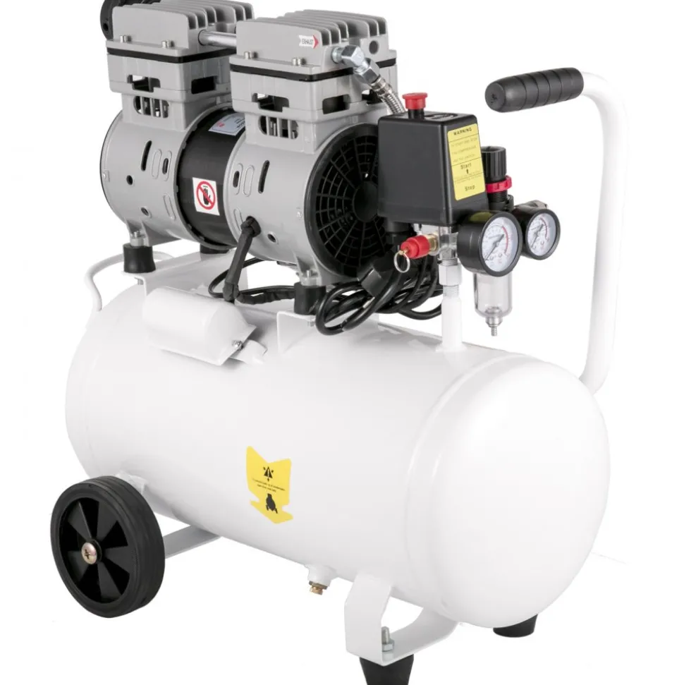 VEVOR Air Compressor 6.6 Gallon, Portable Air Compressor 1 HP, Oil Free Air Compressor Steel Tank 750W, Pancake Air Compressor 115 PSI, Ultra Quiet Compressor for Home Repair, Tire Inflation