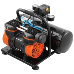 VEVOR Air Compressor, 2 Gallon Steel Tank, 1HP 2.1 CFM 8bar Oil Free Air Compressor & Max. 120PSI Pressure, 81dB Ultra Quiet Portable Compressor, for Auto Repair, Tire Inflation, Spray Painting