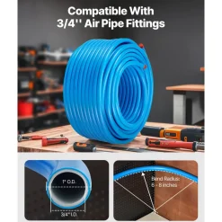 VEVOR Air Compressor Line Kit, 300FT x 3/4