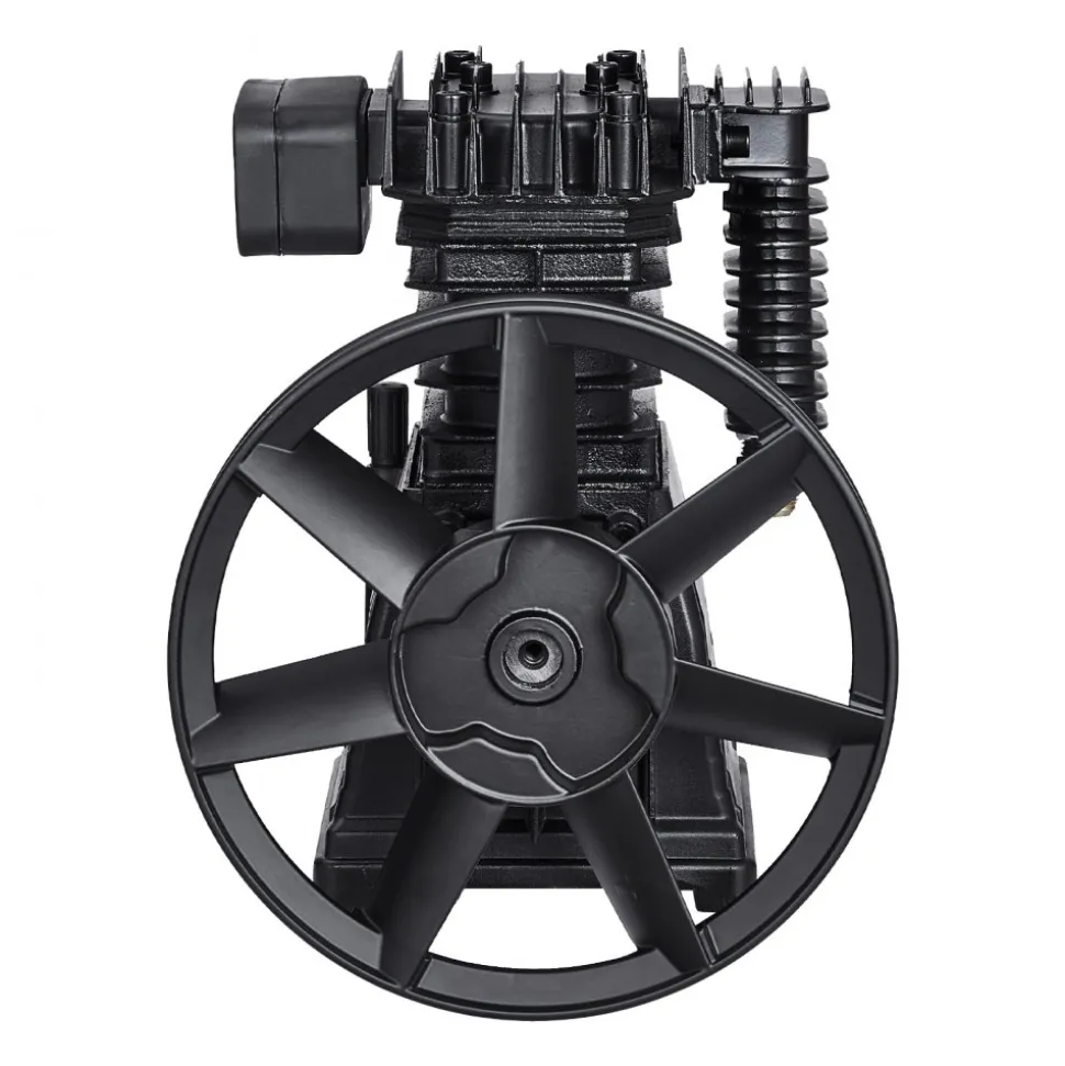 VEVOR Air Compressor Pump Head, 3HP 5.8CFM @ 90PSI, Twin Cylinder Oil Lubricated Air Compressor Piston Pump Head, Single-Stage Aluminum Air Compressor Pump Replacement with Max. 116PSI Pressure