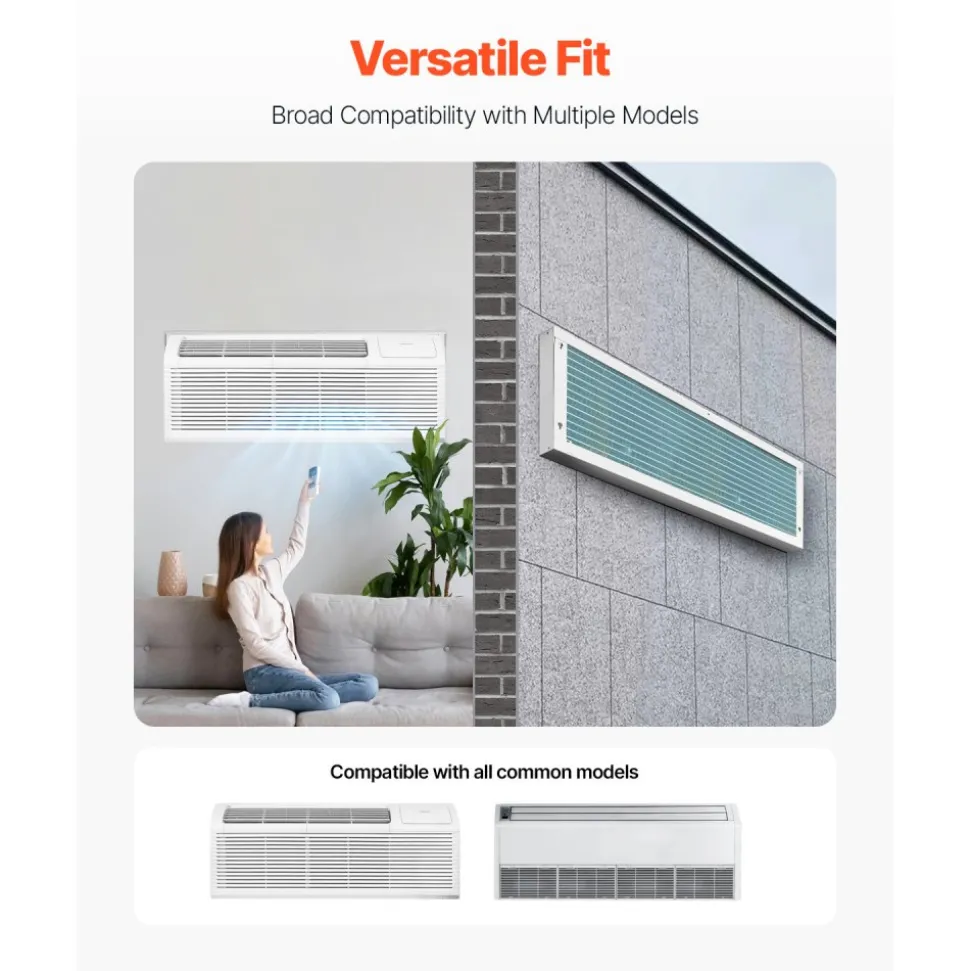 VEVOR Air Conditioner Wall Sleeve, 42 in Through the Wall Air Conditioner Sleeve, Wall Sleeve, Compatible with Most Brands of Through the Wall AC, Durable and Weather-Resistant Insulation Accessories