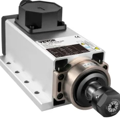 VEVOR Air Cooled Spindle Motor 2.2KW CNC Spindle Motor 220V Square Air Cooled Spindle Motor ER20 Collet 24000 RPM CNC Spindle 6A Spindle Motor 400 Hz for CNC Router Engraving Milling Machine