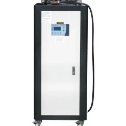 VEVOR Air Cooled Water Chiller 5 Ton Portable, 5Hp 53L Tank Industrial Chiller, Finned Condenser w/Micro-Computer Control, 15KW Cooling Capacity Stainless Steel Tank Chiller Machine for Cooling Water