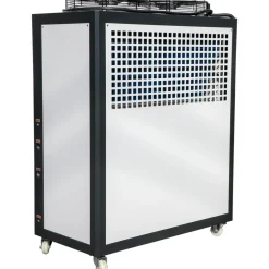 VEVOR Air Cooled Water Chiller 5 Ton Portable, 5Hp 53L Tank Industrial Chiller, Finned Condenser w/Micro-Computer Control, 15KW Cooling Capacity Stainless Steel Tank Chiller Machine for Cooling Water