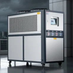 VEVOR Air-Cooled Water Chiller, 12.3 HP, Industrial Water Chiller with 30,240 Kcal/h Cooling Capacity, Dual Compressor, 37 Gal Large Tank, LED Display, Cooler for Cooling Water, Not Air Conditioner