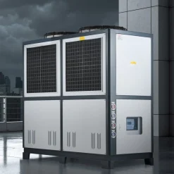VEVOR Air-Cooled Water Chiller, 25 HP, Industrial Water Chiller with 60,480 Kcal/h Cooling Capacity, Dual Compressor, 53 Gal Large Tank, LED Display, Cooler for Cooling Water, Not Air Conditioner