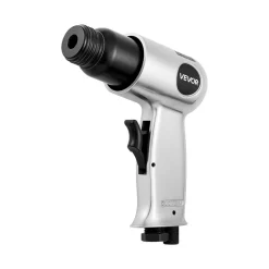 VEVOR Air Hammer, 3500BPM Pneumatic Hammer with 2.76 inch Stroke & 4PCS Chisels Round Shank, Pistol-Grip Compact Air Chisel Pneumatic Shovel Tool for Cutting Punching Scraping