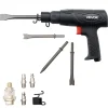 VEVOR Air Hammer, 2500-2700BPM Pneumatic Hammer with 2.76-inch Stroke & 4PCS 6.7" Long Barrel Chisels, Pistol-Grip Compact Air Chisel Pneumatic Shovel Tool for Cutting Scraping Demolishing