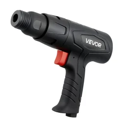 VEVOR Air Hammer, 2500-2700BPM Pneumatic Hammer with 2.76-inch Stroke & 4PCS 6.7" Long Barrel Chisels, Pistol-Grip Compact Air Chisel Pneumatic Shovel Tool for Cutting Scraping Demolishing