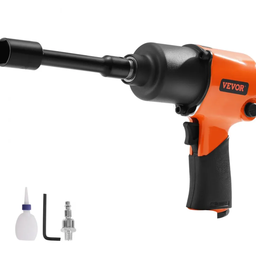 VEVOR Air Impact Wrench, 1/2" Drive Air Impact Gun Up to 880ft-lbs Nut-busting Torque, 7500RPM Lightweight Pneumatic Tool for Auto Repairs and Maintenance