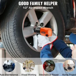 VEVOR Air Impact Wrench, 1/2