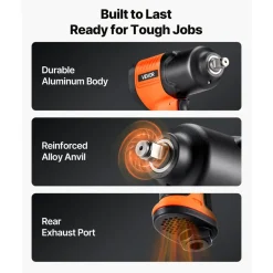 VEVOR Air Impact Wrench, 1/2