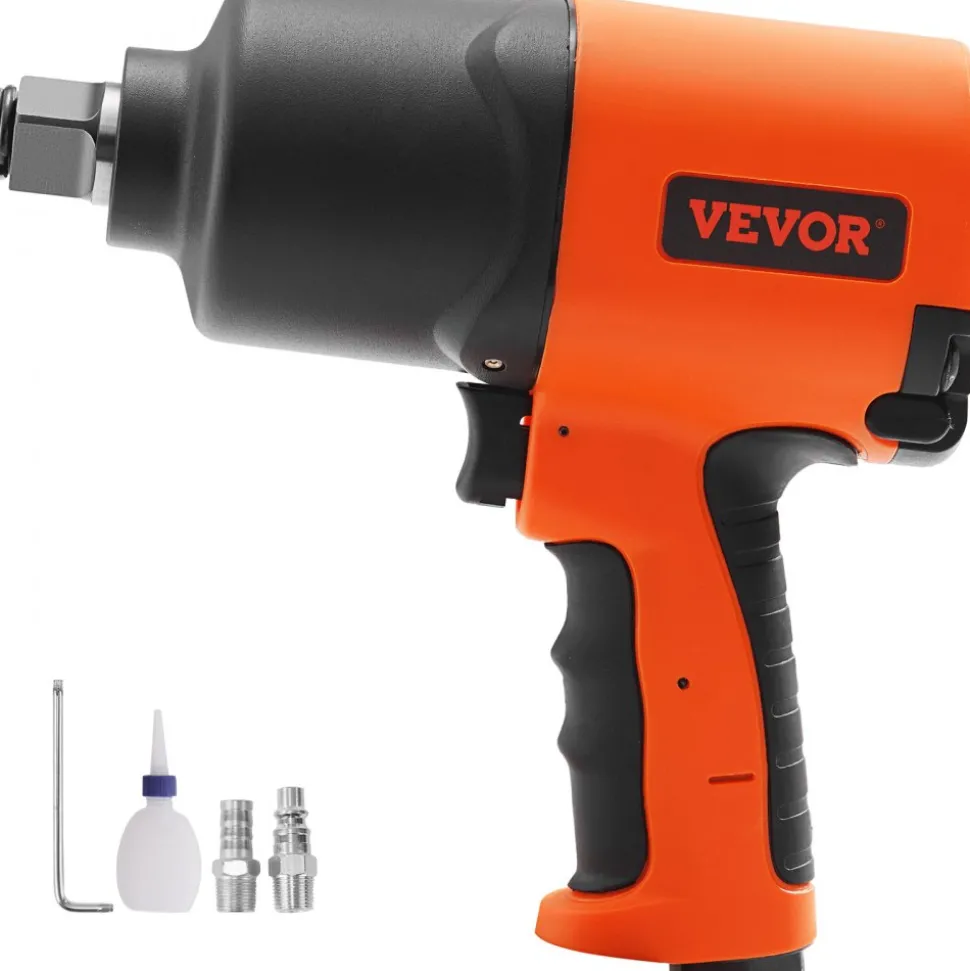 VEVOR Air Impact Wrench, 3/4-Inch Drive Air Impact Gun, Up to 1870ft-lbs Nut-busting Torque, Composite Pneumatic Impact Wrench for Auto Repairs and Maintenance Heavy Duty