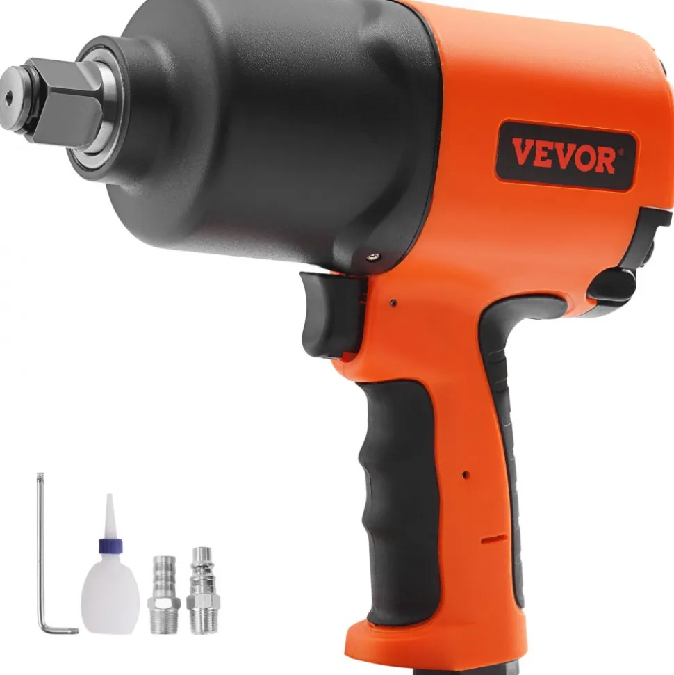 VEVOR Air Impact Wrench, 3/4-Inch Drive Air Impact Gun, Up to 1870ft-lbs Nut-busting Torque, Composite Pneumatic Impact Wrench for Auto Repairs and Maintenance Heavy Duty