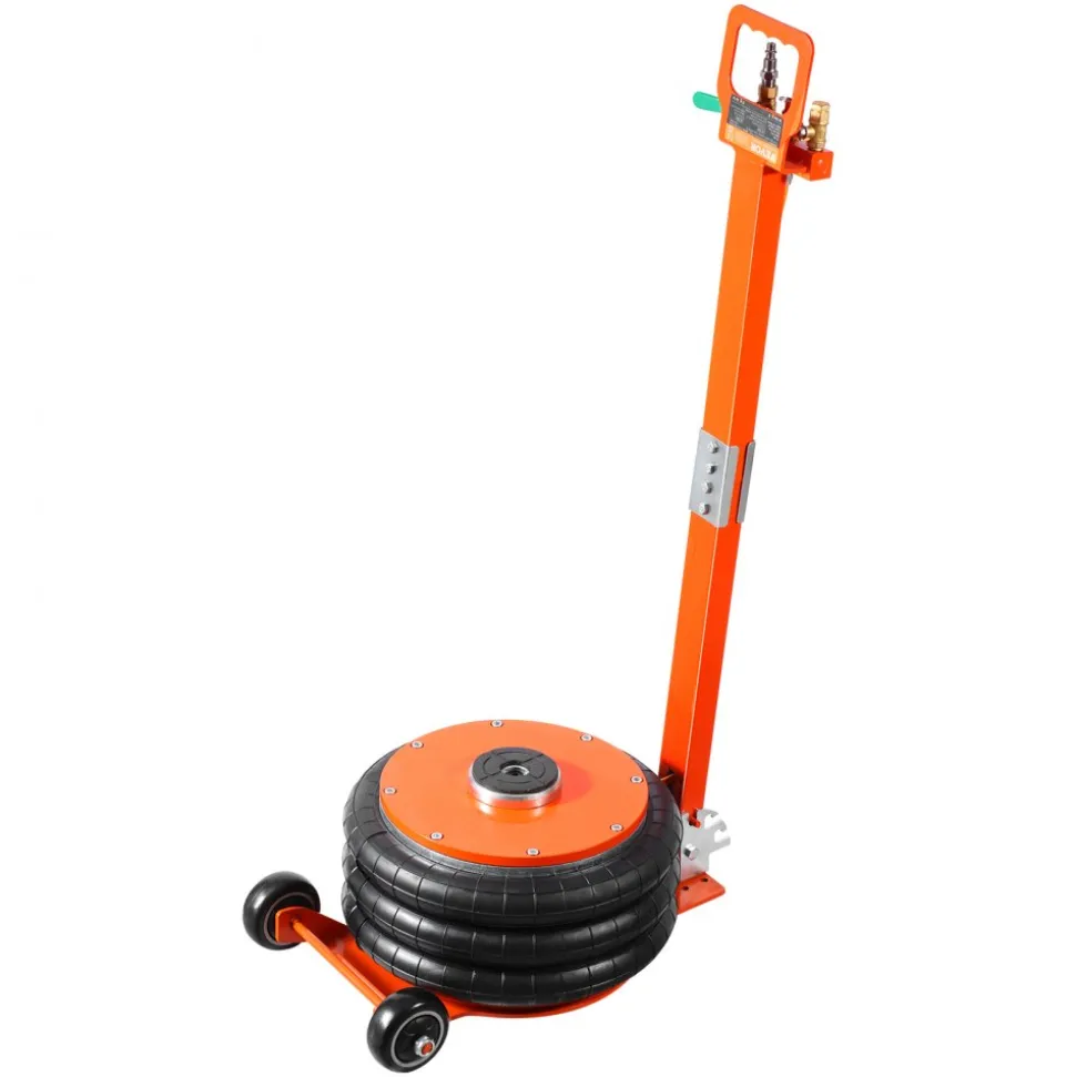 VEVOR Air Jack, 5 Ton/11000 lbs, 4-10 S Pneumatic Lifting Jack with Heightened Column & Adjustable Handle, Easy-to-Lift & Space-Saving Jack with Thick Rubber Pad, Fits for Sedan, SUV, Pickup Truck