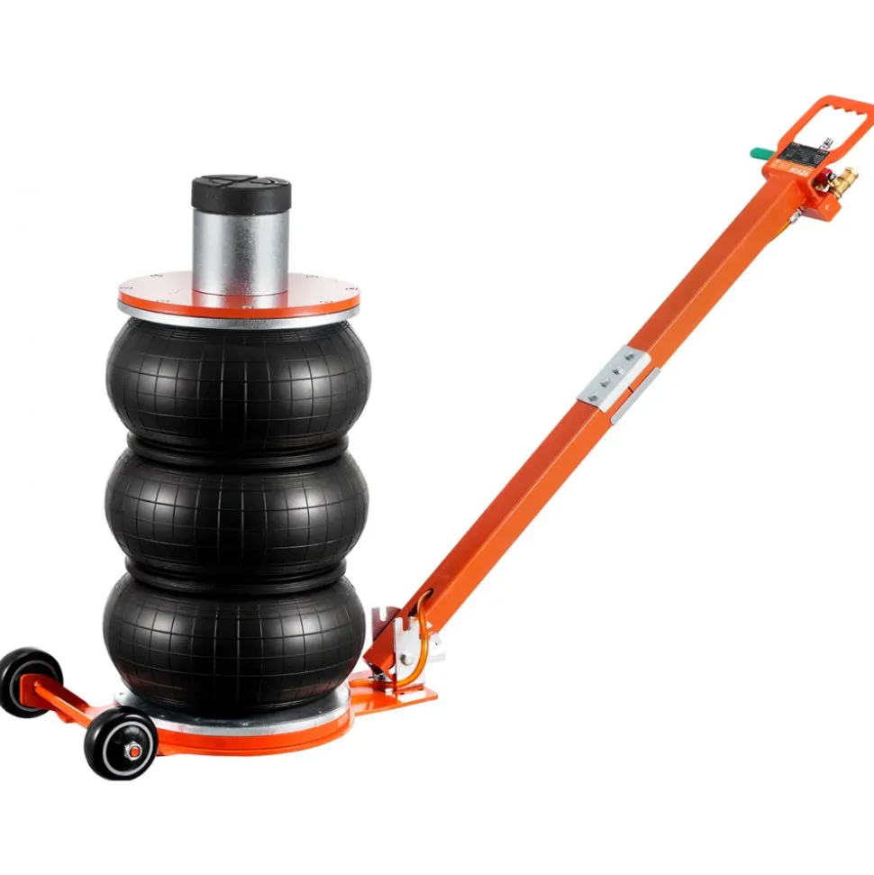 VEVOR Air Jack, 5 Ton/11000 lbs, 4-10 S Pneumatic Lifting Jack with Heightened Column & Adjustable Handle, Easy-to-Lift & Space-Saving Jack with Thick Rubber Pad, Fits for Sedan, SUV, Pickup Truck