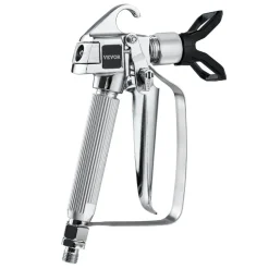 VEVOR Airless Paint Spray Gun, 3600PSI High Pressure Airless Paint Sprayer Gun with 517 Tip, Swivel Joint Airless Spray Gun Kit with Filters, Cleaning Needle and Brush, for Airless Spraying Machine