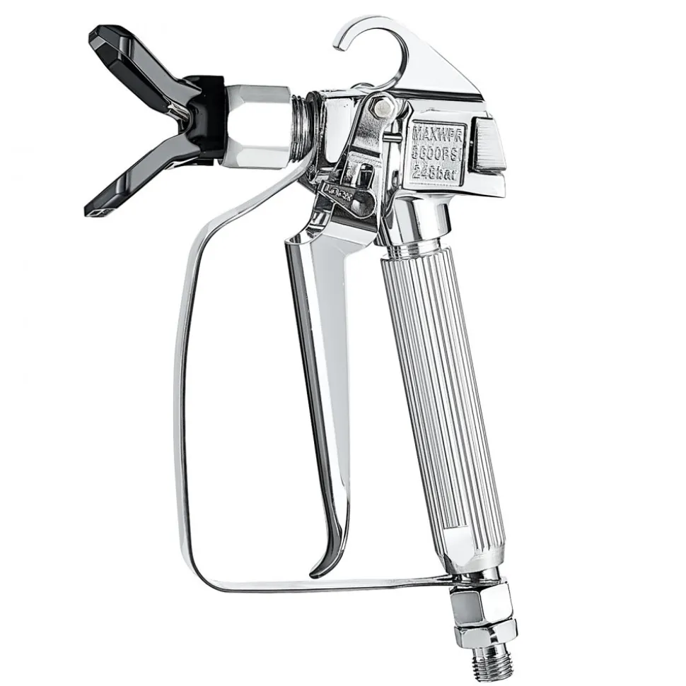 VEVOR Airless Paint Spray Gun, 3600PSI High Pressure Airless Paint Sprayer Gun with 5 Tips, 211, 315, 417, 517, 623, Swivel Joint Airless Spray Gun Kit with Filters, Cleaning Needle and Brush