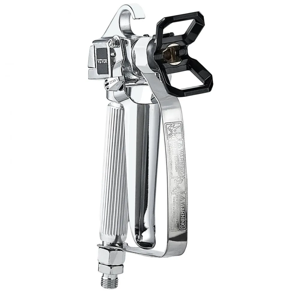 VEVOR Airless Paint Spray Gun, 3600PSI High Pressure Airless Paint Sprayer Gun with 5 Tips, 211, 315, 417, 517, 623, Swivel Joint Airless Spray Gun Kit with Filters, Cleaning Needle and Brush
