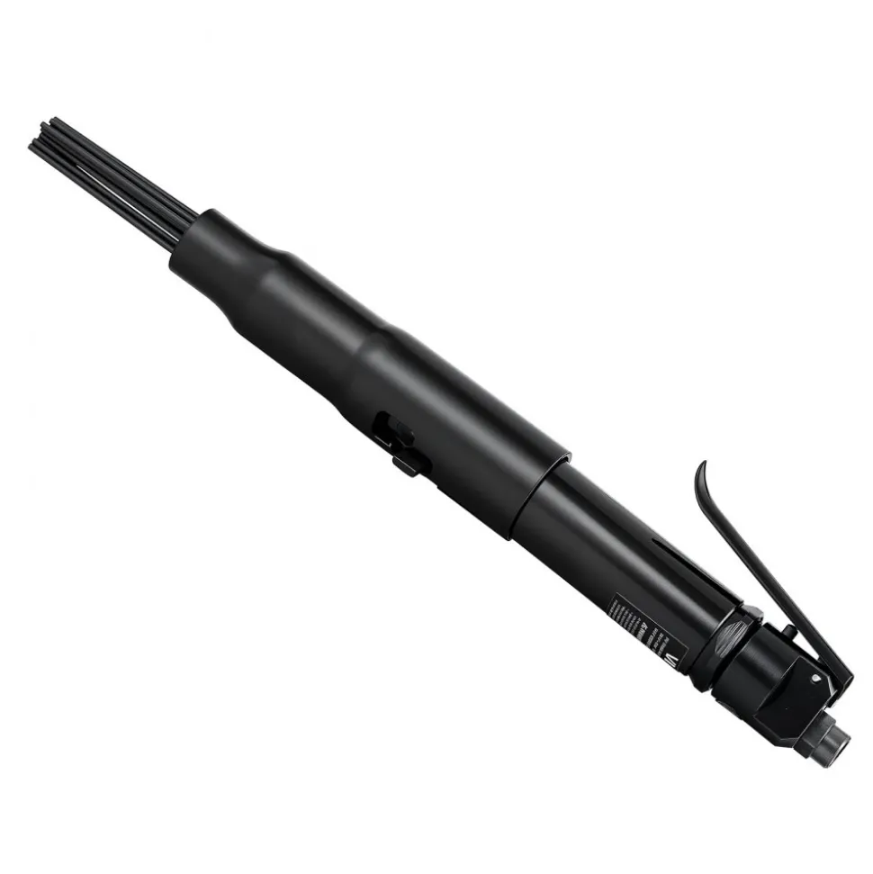 VEVOR Air Needle Scaler, 3400BPM Pneumatic Scaler for Rust Paint Removal - with 3-Speed Adjustment, 19 Hardened Needles & 3 Air Nozzle Connectors - Lightweight, Compact & Ergonomic Grip