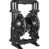 VEVOR Air-Operated Double Diaphragm Pump, 2 inch Inlet & Outlet, Aluminum Alloy Body, 75 GPM & Max 120PSI, Nitrile Diaphragm Transfer Pump for Petroleum, Diesel, Oil and Low Viscosity Fluids