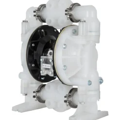 VEVOR Air-Operated Double Diaphragm Pump 1 inch Inlet/Outlet 30GPM Polypropylene Max 120PSI for Chemical and Industrial Use
