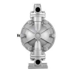 VEVOR Air Operated Double Diaphragm Pump, 6.6 GPM, 3/8 inch Inlet & Outlet Pneumatic Waste Oil Transfer Pump, Max 100 PSI, Aluminum Alloy Body, Air-Operated for Diesel, Grease, Kerosene, Gasoline
