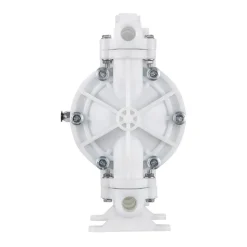 VEVOR Air Operated Double Diaphragm Pump, 4.4 GPM, 1-1/2 inch Inlet & Outlet Pneumatic Waste Oil Transfer Pump, Max 100 PSI, Polypropylene Body, Air-Operated for Diesel, Grease, Kerosene, Gasoline