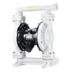 VEVOR Air Operated Double Diaphragm Pump, 25 GPM, 1 inch Inlet & Outlet Pneumatic Waste Oil Transfer Pump, Max 100 PSI, Polypropylene Body, Air-Operated for Diesel, Grease, Kerosene, Gasoline & Oil