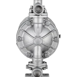VEVOR Air-Operated Double Diaphragm Pump, 1/2 in Inlet & Outlet, Stainless Steel Body, 8.8 GPM & Max 120PSI, PTFE Diaphragm Pneumatic Transfer Pump for Petroleum, Diesel, Oil & Low Viscosity Fluids