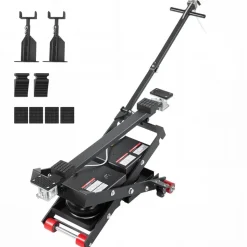 VEVOR Air Portable Car Lift, 6613 lbs/3 Ton Capacity, 21.7 inch Max Height, Adjustable Portable Air Car Lift with Airbag, Support Stands, Wheel Chocks, Rubber Pads, Heavy-Duty for Sedan SUV Pickup