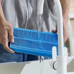 VEVOR Air Purifier Filter Replacement, Compatible with KJ420F-A35 Filter Accessories with Precision Mesh Screen, Washable & Reusable, Easy to Replace for Indoor Room Office Humidifying, Blue