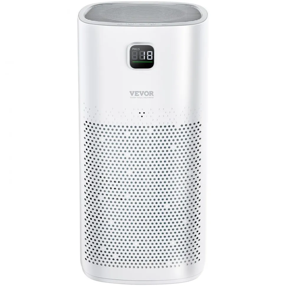 VEVOR Air Purifier, H13 HEPA Layer, 2018 ft²/h Smart Air Purifier with Speed Control & Child Lock Guard, Efficient Air Cleaner with Convenient Touch Panel & 23 dB Sleep Mode, Fit for Home & Office