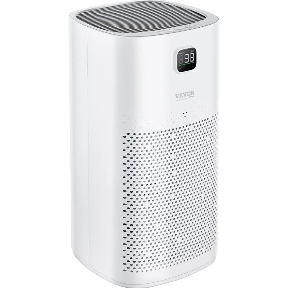 VEVOR Air Purifier, H13 HEPA Layer, 2018 ft²/h Smart Air Purifier with Speed Control & Child Lock Guard, Efficient Air Cleaner with Convenient Touch Panel & 23 dB Sleep Mode, Fit for Home & Office
