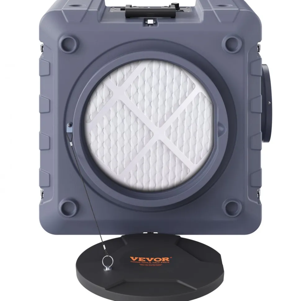 VEVOR Air Scrubber with 3-Stage Filtration, Stackable Negative Air Machine 800 CFM, Air Cleaner with MERV10, Carbon, H13 HEPA, for Home, Industrial and Commercial Use