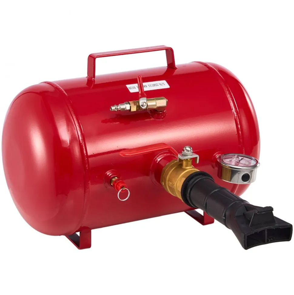 VEVOR Air Tire Bead Seater, 5 Gal / 18.9 L, Heavy Duty Tire Bead Blaster Tool, 87-116 PSI Operating Pressure, Air Trigger Seating Inflator for Pickup, Truck, ATV, Jeep, Van, Lawn Tractor, RV, Red