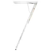 VEVOR Aluminum Attic Ladder, Fits 9.8'-10.3'/7.66'-9.8' Ceiling Height, 54" x 22.5" Opening, 375 lbs Load Capacity, Multi-Purpose Foldable Lightweight and Portable Attic Stairs for Convenient Access