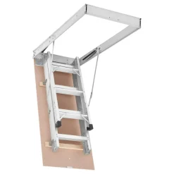 VEVOR Aluminum Attic Ladder, Fits 9.8'-10.3'/7.66'-9.8' Ceiling Height, 54