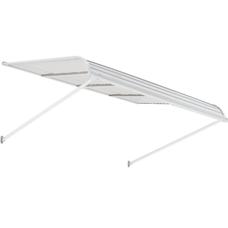 VEVOR Aluminum Awning 60 x 42 in, Durable Window Awning Door Canopy, Lightweight and Stable Aluminum Awnings for Doors Exterior Rain Snow Sunlight Protection for Door Entrance Windows Patio Porch