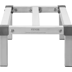 VEVOR Aluminum Dunnage Rack, 24” x 14” Commercial Food Floor Rack, 8” Off the Floor, 1000 lbs Capacity Adjustable Aluminum Storage Rack, for Storage in Restaurants, Kitchens, Garages and Vehicles