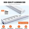 VEVOR Aluminum Grade Rod, 20-Feet/10ths 6 Sections Telescopic Measuring Rod,Double-Sided Scale 1/10ft Leveling Rod Stick, Aluminum Alloy Survey Rod w/ Bubble Level &Carrying Bag for Houses,Walls,Floor