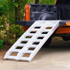 VEVOR Aluminum Ramps, 6800 lbs, Heavy-duty Ramps with Top Hook Attaching End, Universal Loading Ramp for Motorcycle, Tractor, ATV/UTV, Trucks, Lawn Mower, 72