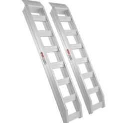 VEVOR Aluminum Ramps, 6800 lbs, Heavy-duty Ramps with Top Hook Attaching End, Universal Loading Ramp for Motorcycle, Tractor, ATV/UTV, Trucks, Lawn Mower, 72