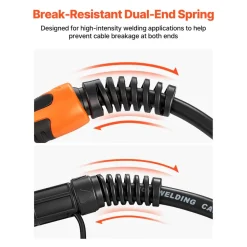 VEVOR 100A MIG Welding Gun with 10FT Cable, Replacement for Lincoln Magnum 100L (K530-6) - with 5PCS Mig Welding Contact Tips