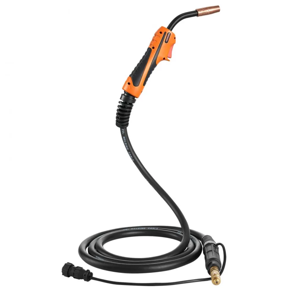 VEVOR 100A MIG Welding Gun with 10FT Cable, Replacement for Lincoln Magnum 100L (K530-6) - with 5PCS Mig Welding Contact Tips