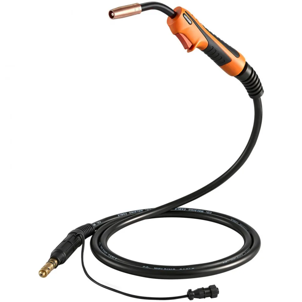 VEVOR 100A MIG Welding Gun with 10FT Cable, Replacement for Lincoln Magnum 100L (K530-6) - with 5PCS Mig Welding Contact Tips