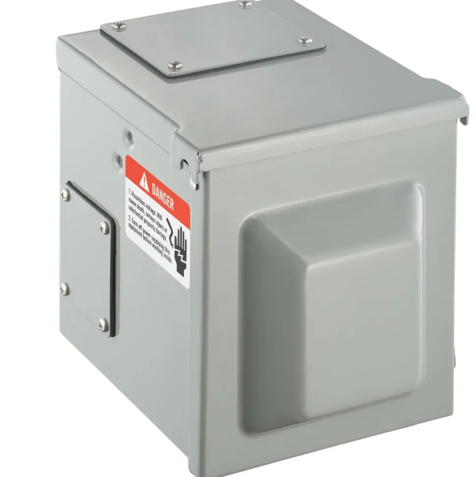 VEVOR 30 Amp RV Power Outlet Box, 125 Volt, Enclosed Lockable Outdoor RV Receptacle Box, NEMA TT-30R Weatherproof Electrical Panel, for RV Camper Trailer Motorhome, Tested to Standards